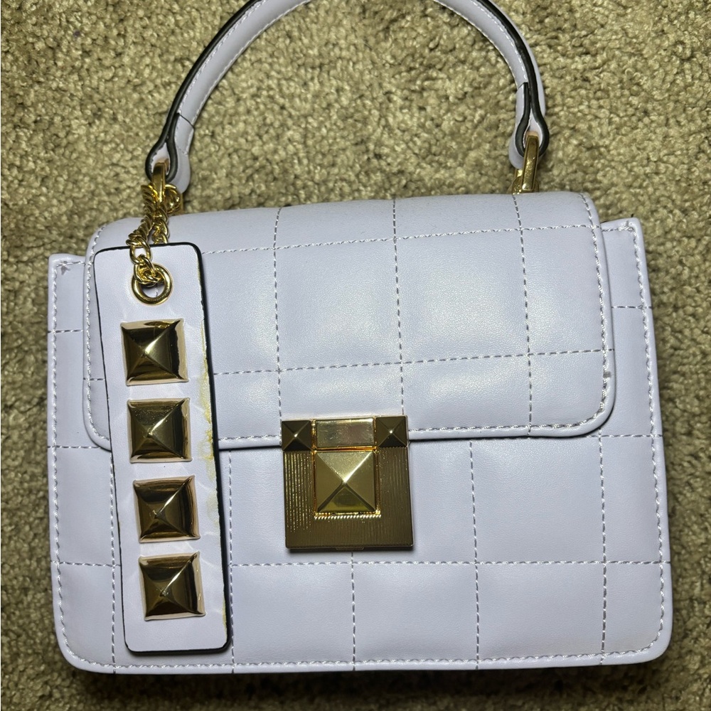 ALDO Lilac top handle w/ Gold Studs